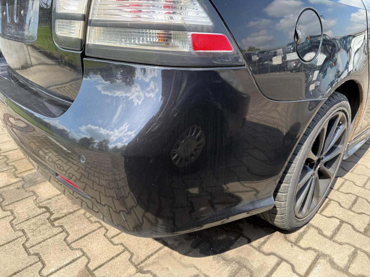 Saab 9-3 YS3F original Stoßstange Stoßfänger hinten 298 Jet Black PDC Limo BJ08